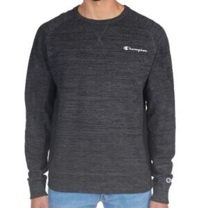 L🖤Champion Men's Charcoal Dark Grey Crewneck Sweater